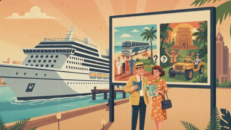 Excursions en croisière : compagnie ou prestataire local ?