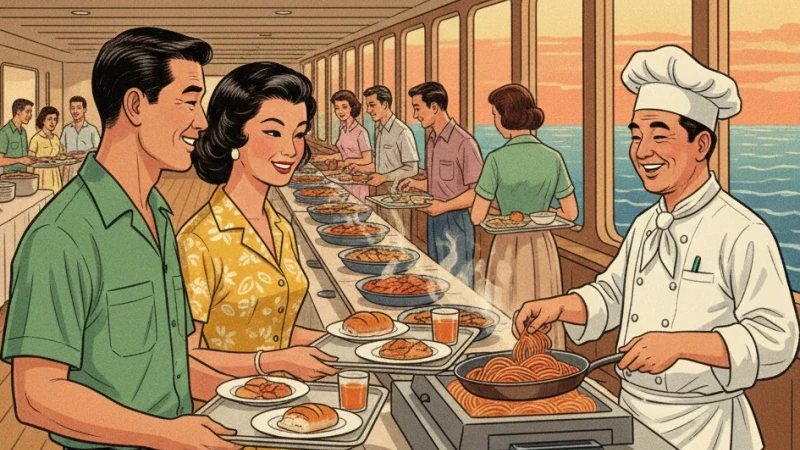 Le buffet en croisière : votre meilleur ami à bord !