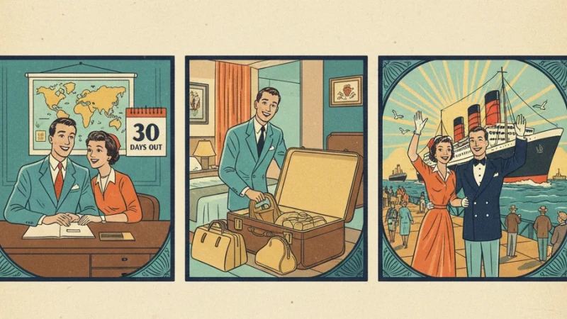 Compte à Rebours Avant Votre Croisière : Checklist Complète (6 Mois à J-1)